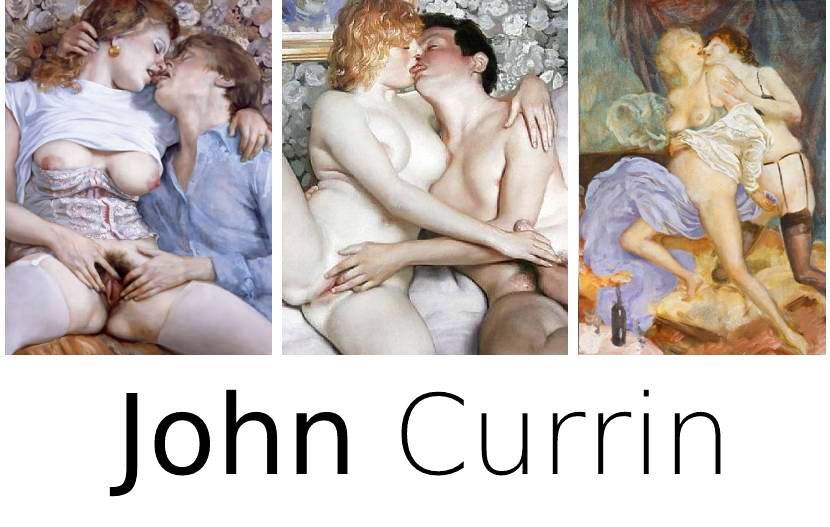 John Currin paintings